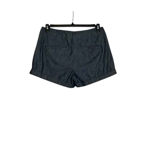 J.Crew blue chambray pleated shorts size 6 - Picture 7 of 10